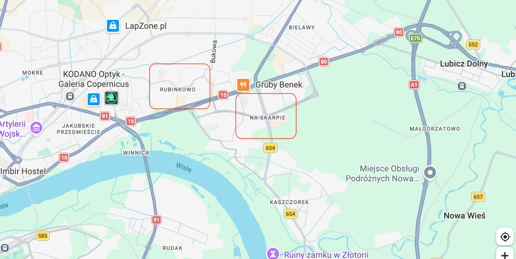 Rubinkowo czy Na Skarpie &ndash; kt&oacute;rą część Torunia wybrać do zamieszkania i dlaczego?